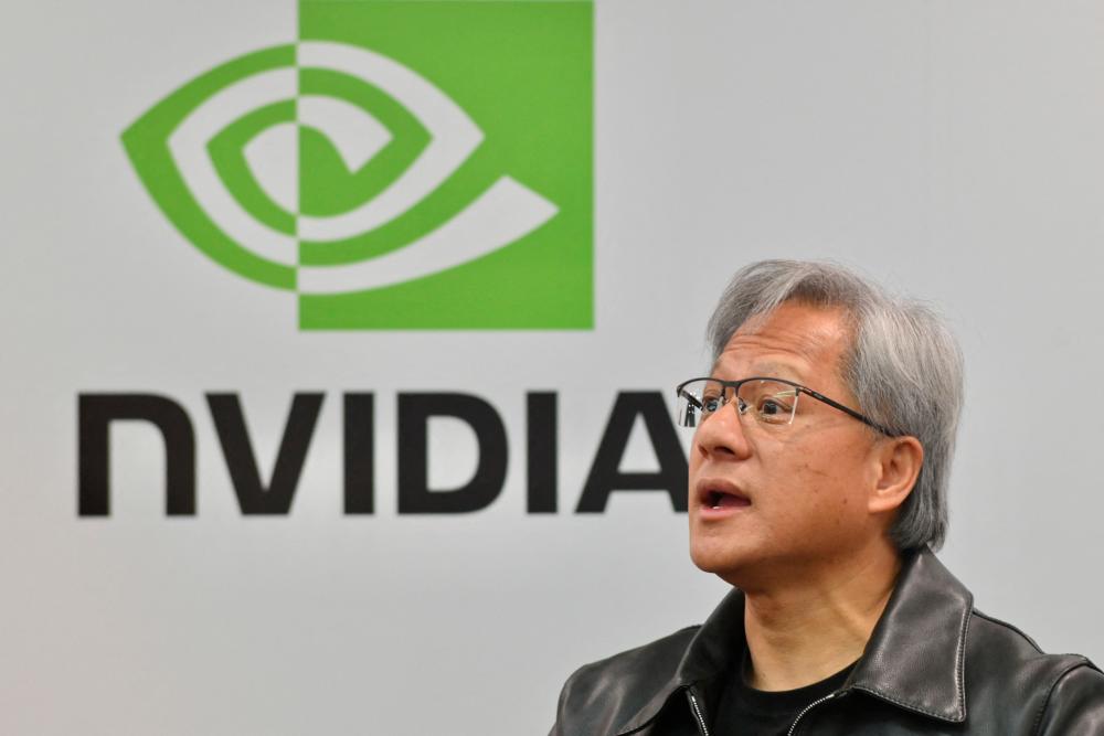 Huang speaks during a press conference at the Computex 2023 in Taipei on Tuesday, May 30, 2023. – AFPpic