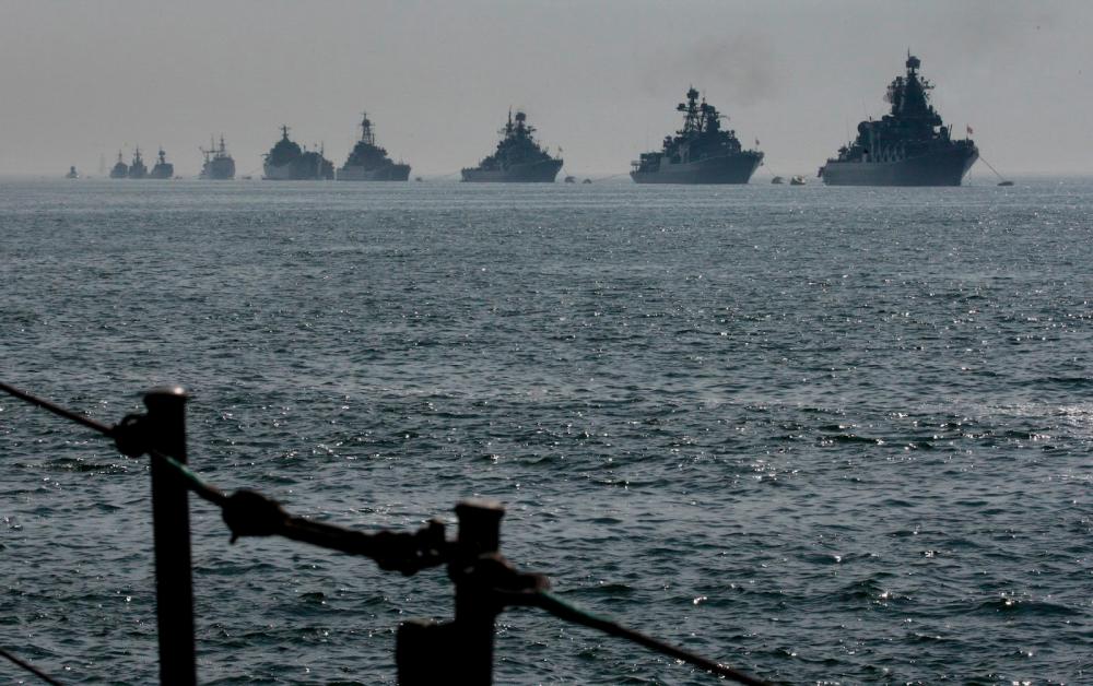 Russian ships at Tartous, Syria.