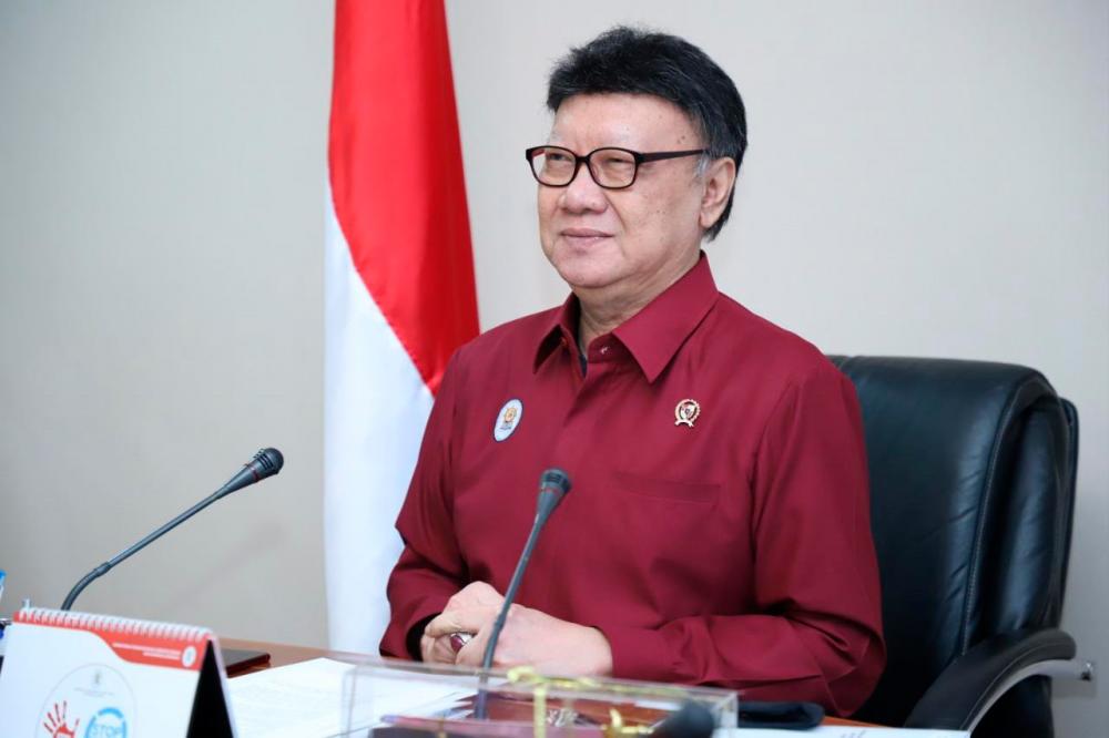 Indonesian Administrative and Bureaucratic Reform Minister Tjahjo Kumolo. Credit: Facebook/Presiden Joko WIdodo