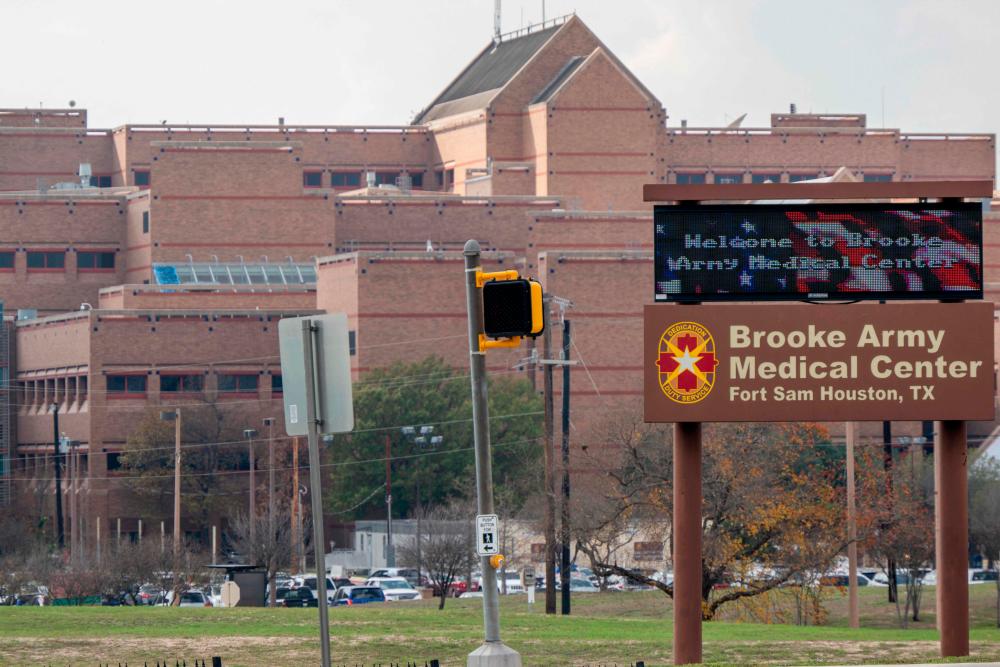 SAN ANTONIO, TEXAS - DECEMBER 08: The Brooke Army Medical Center is seen on December 08, 2022 in San Antonio, Texas. AFPPIX