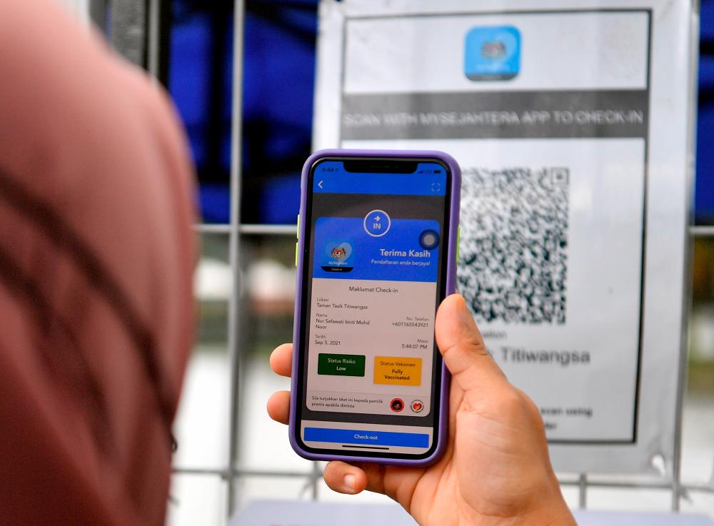 Poor enforcement and uncertainty on how collected data is used are among reasons for falling usage of the MySejahtera app for check-ins.