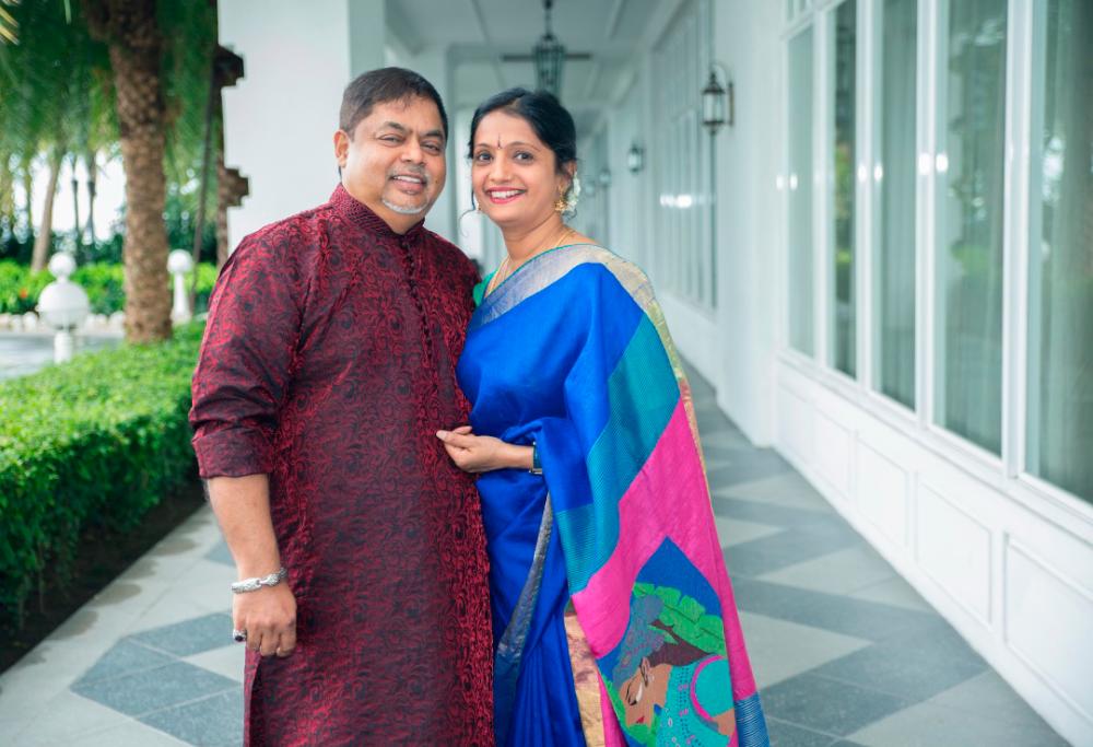 Datuk Sri Vijay Eswaran and his wife, Datin Sri Umayal Eswaran