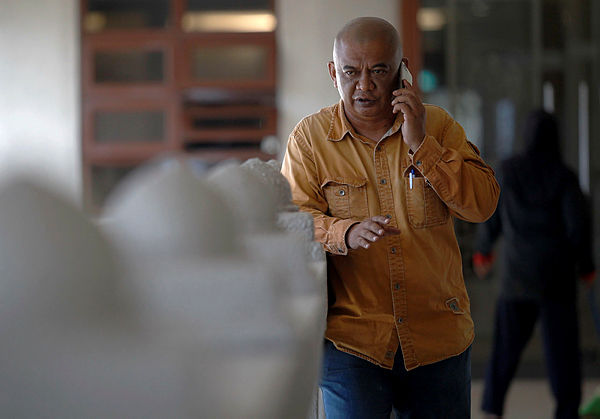 Zamri Abdul Razak, 52, a former photographer of a production company charged with two counts of insulting Hinduism. Picture from March 18, 2019. — Bernama
